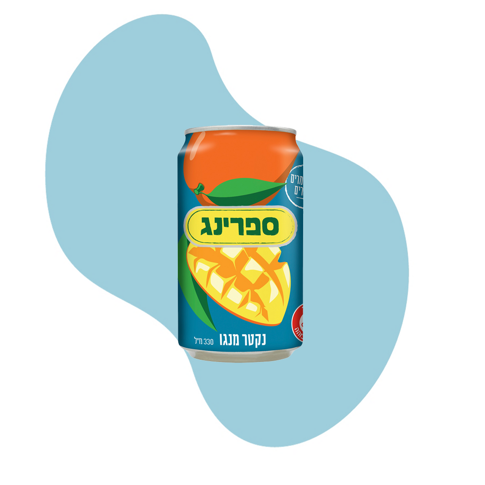 ספרינג מנגו פחית 24 יח'