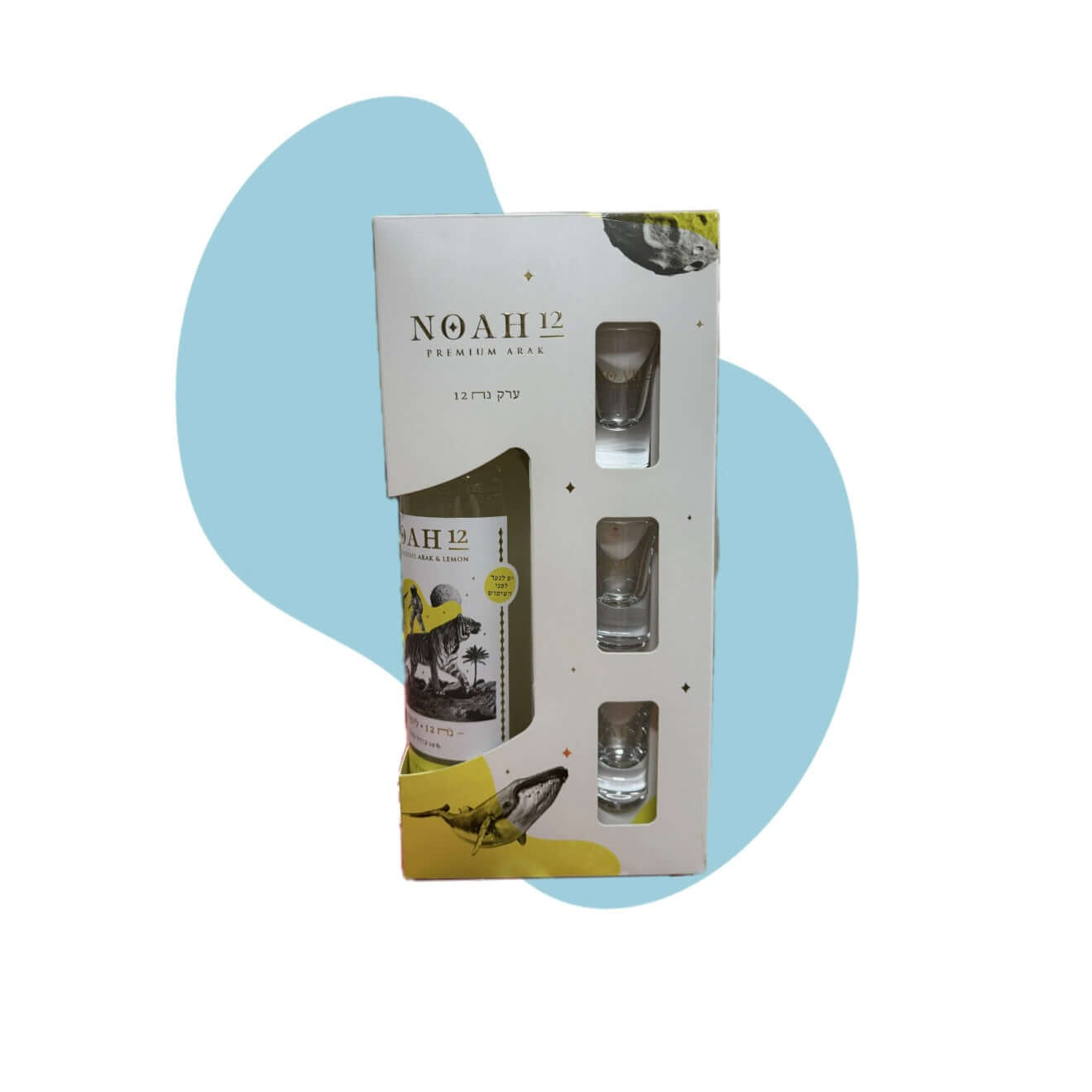 Noah's Arak Pack 12 Lemons + 3 Chaser Cups