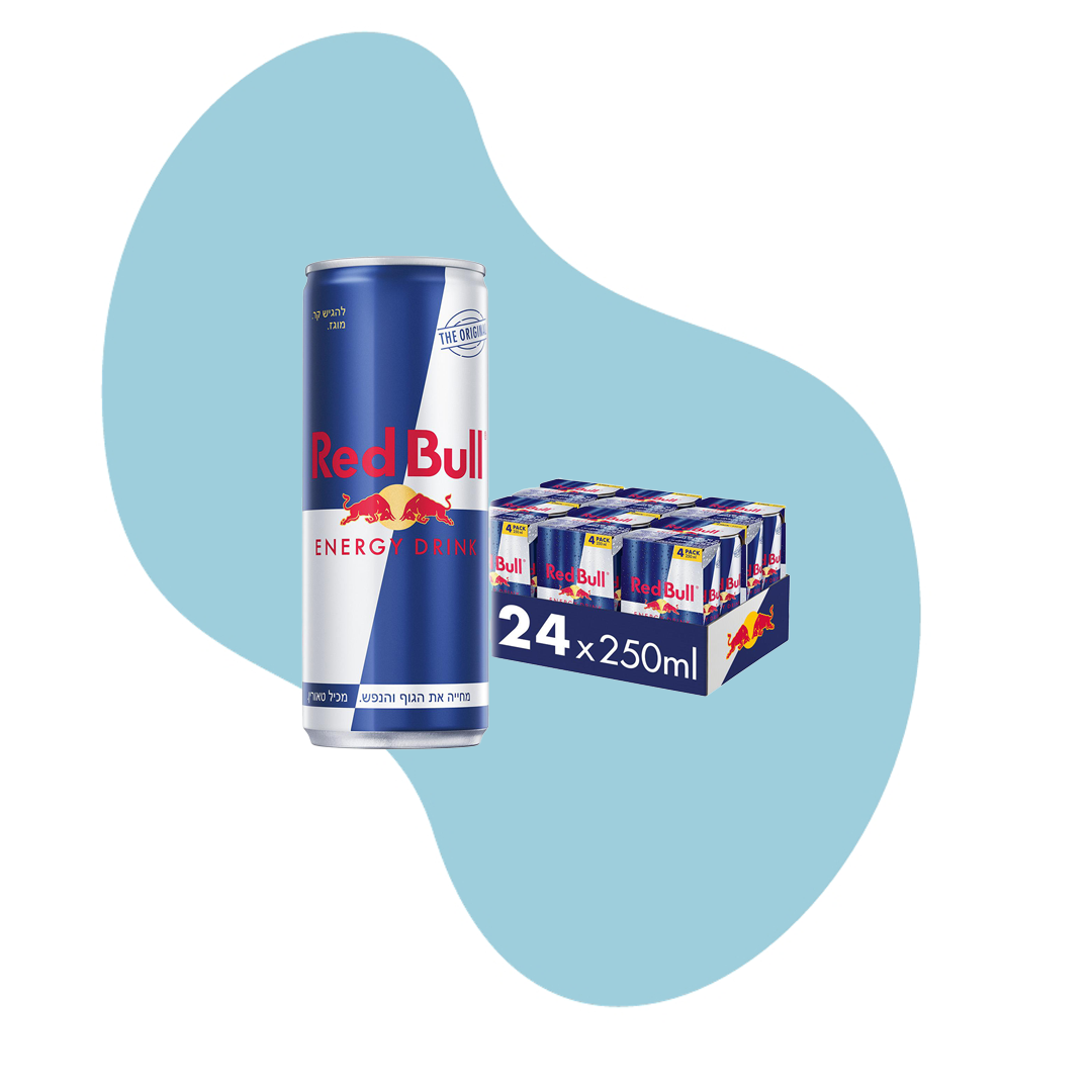RedBull ארגז 24 יחידות