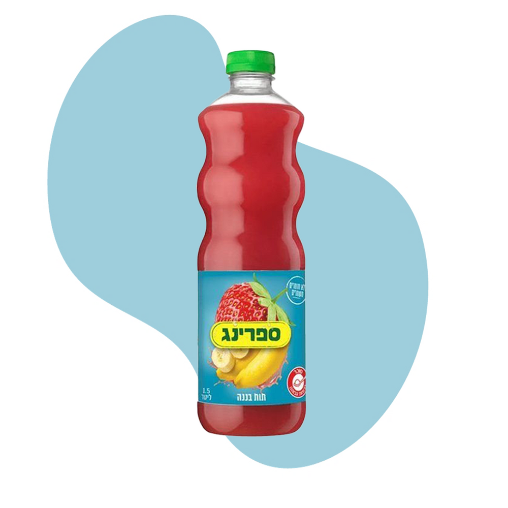 תות בננה ספרינג 1.5 ליטר